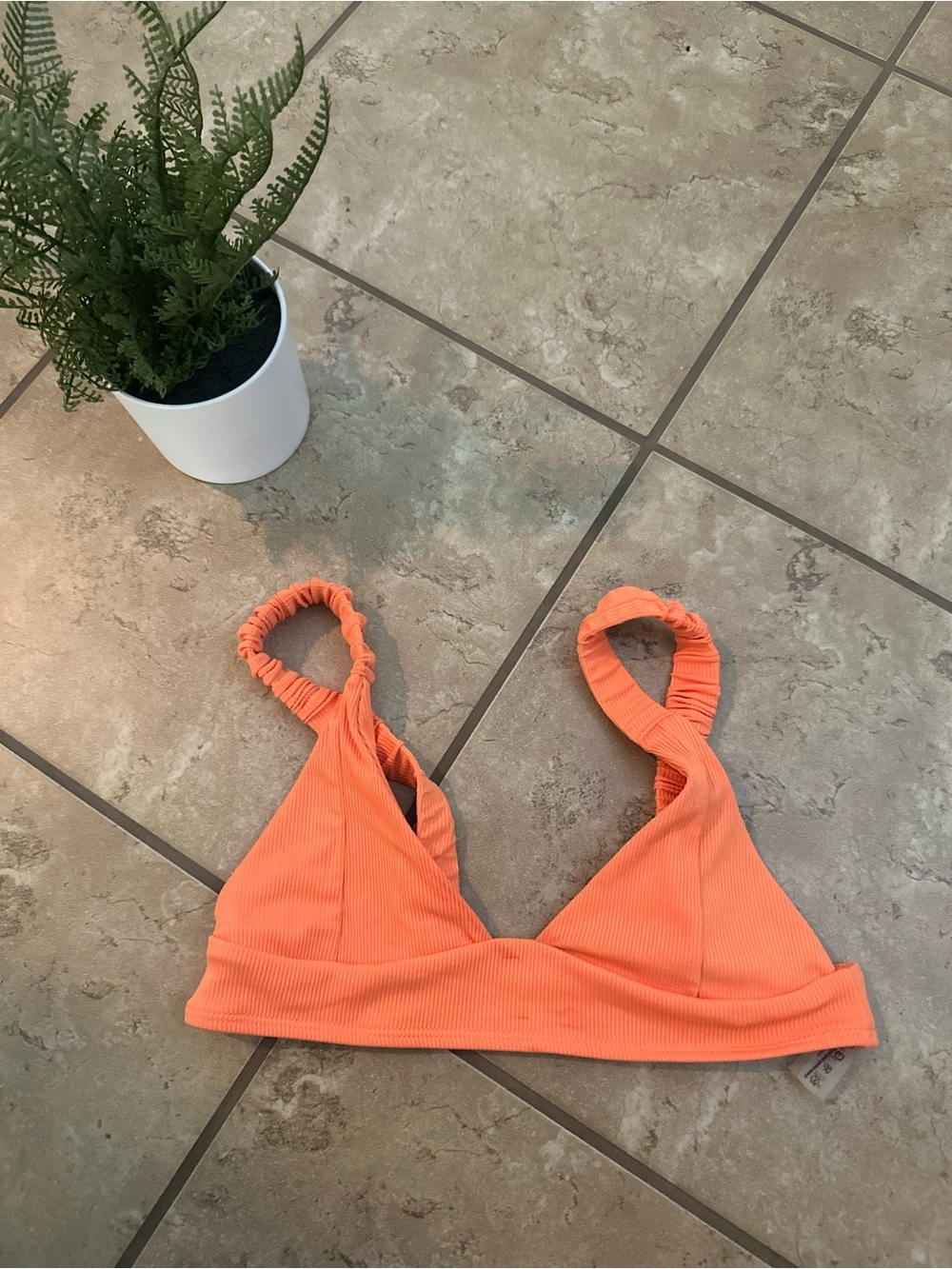 ORANGE BIKINI TOP